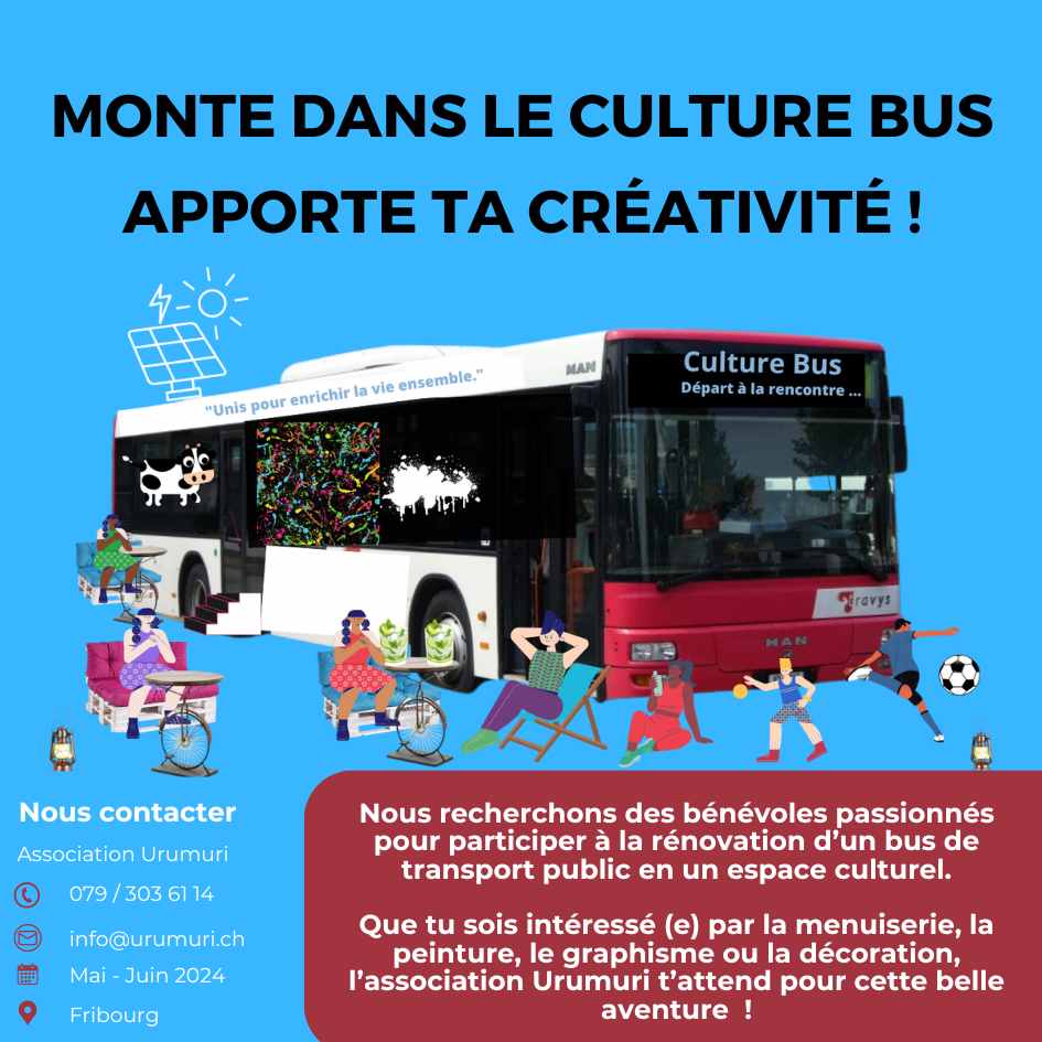 Participer à Culture Bus - Le bus d'urumuri qui sera transformé